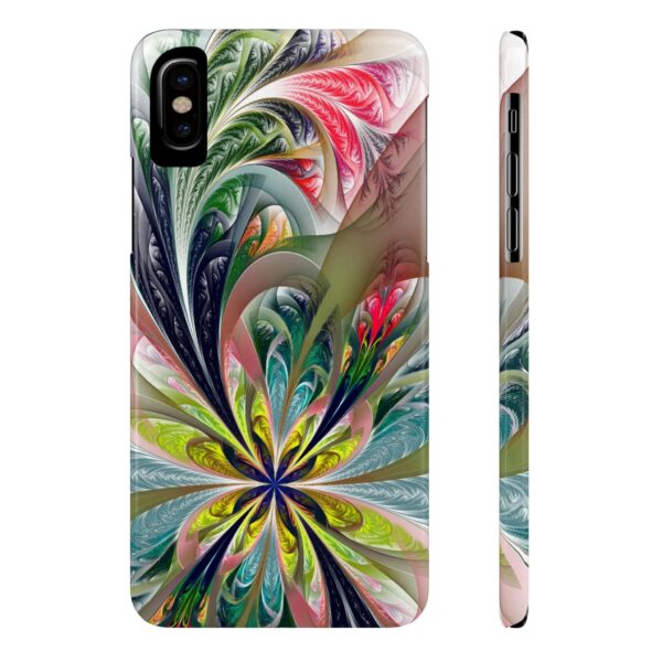 Rainbow Designs Flowers On Slim Phone Cases Case-Mate Custom Phone Cases For iPhone and Samsung Series - Image 3