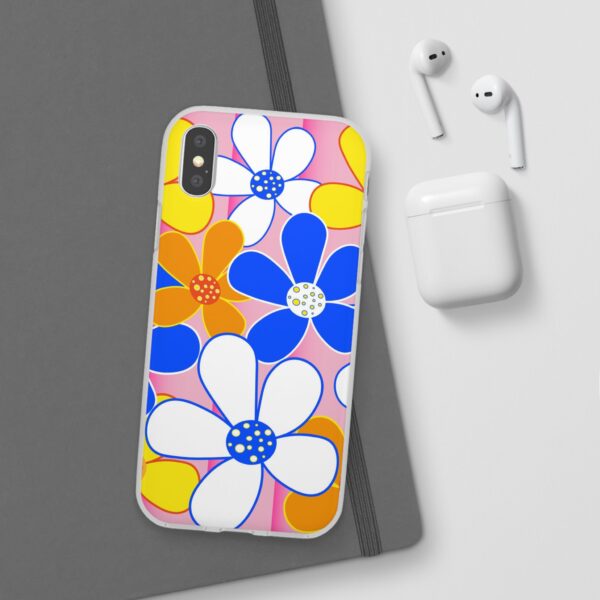 Cartoon Flowers Flexi Cases For iPhone and Samsung - Image 9