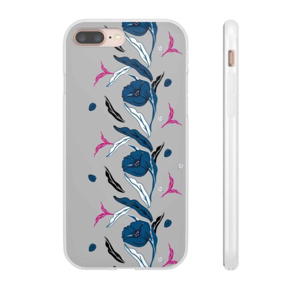 Rainbow Designs Blue Poppies On Flexi Cases Custom Phone Cases For iPhone and Samsung Series - Image 91