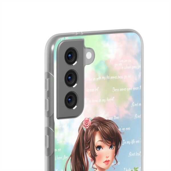 Girl With Flowers Flexi Cases for Samsung and iPhone - Image 165