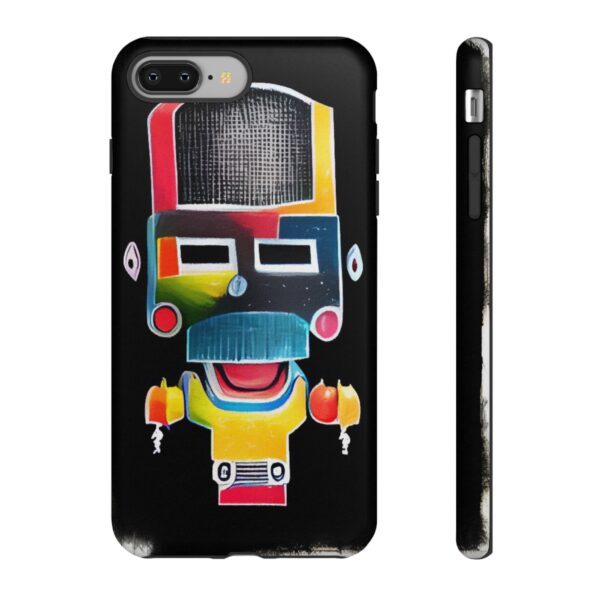 Rainbow Designs Robot On Tough Cases Custom Phone Cases For iPhone Google Pixel and Samsung Series - Image 4