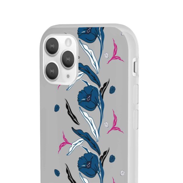 Rainbow Designs Blue Poppies On Flexi Cases Custom Phone Cases For iPhone and Samsung Series - Image 38