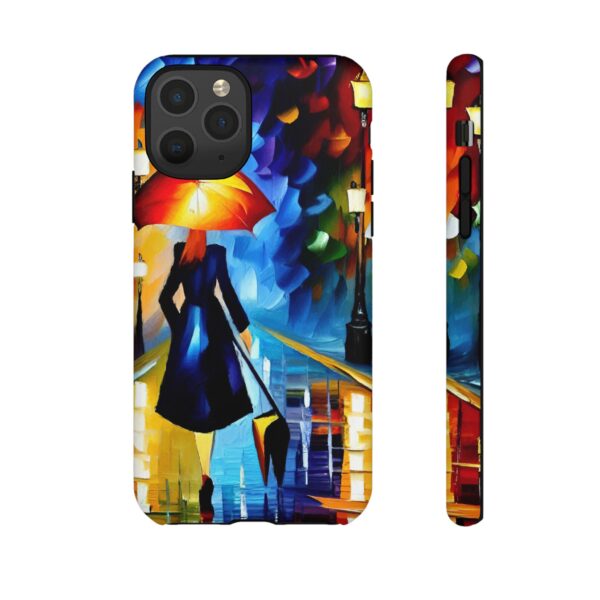 Rainbow Designs Woman With Umbrella On Tough Cases Custom Phone Case For iPhone and Samsung Series - Image 22