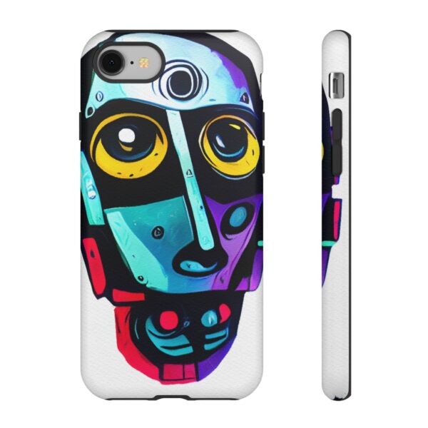 Rainbow Designs Robot On Tough Cases Custom Phone Cases For iPhone Google Pixel and Samsung Series - Image 2