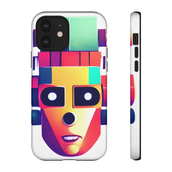 Rainbow Designs Robot On Tough Cases Custom Phone Cases For iPhone Google Pixel and Samsung Series - Image 34