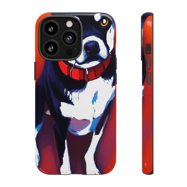 Rainbow Designs Dog Portrait On Tough Cases Custom Phone Cases For iPhone Google Pixel and Samsung Series. - Image 47