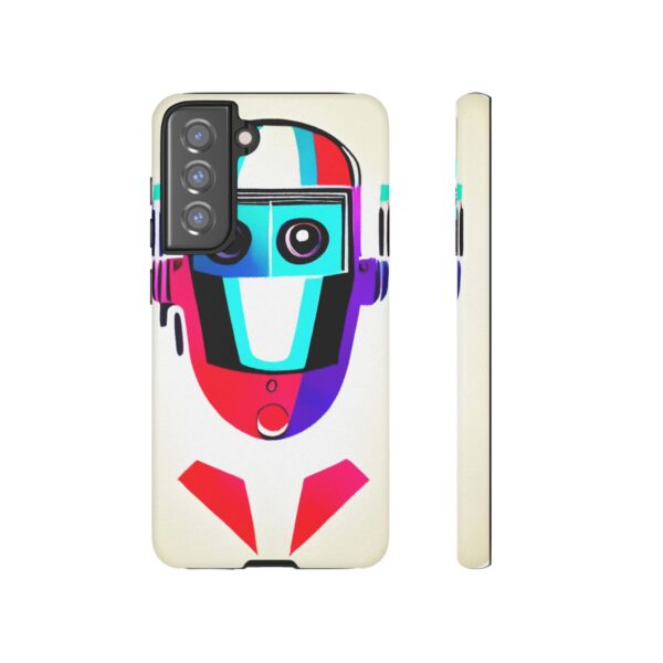 Rainbow Designs Robot On Tough Cases Custom Phone Cases For iPhone Google Pixel and Samsung Series - Image 81