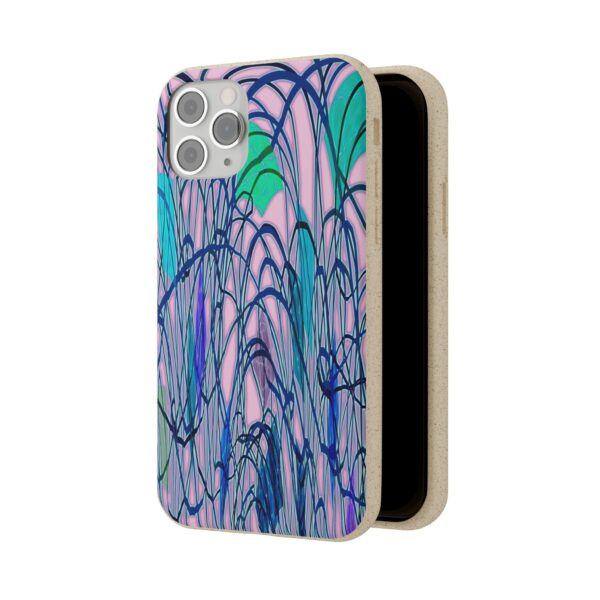 Curved Striped Pattern Biodegradable Cases For IPhone & Samsung  🌿 - Image 2