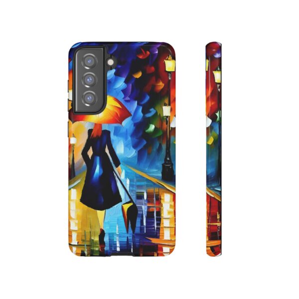 Rainbow Designs Woman With Umbrella On Tough Cases Custom Phone Case For iPhone and Samsung Series - Image 79