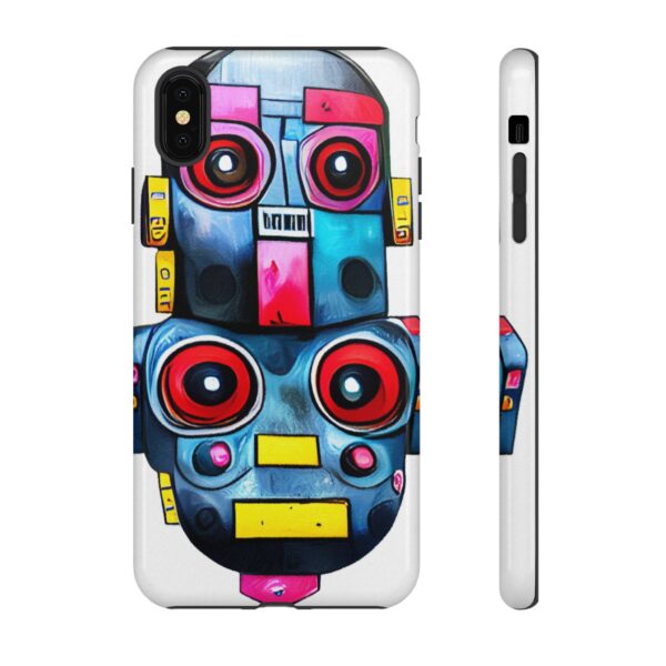 Rainbow Designs Robot On Tough Cases Custom Phone Cases For iPhone Google Pixel and Samsung Series - Image 11