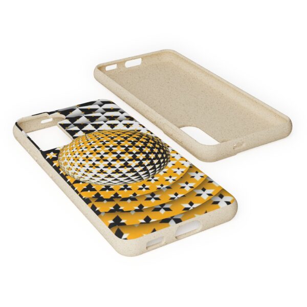 Yellow Gold Sphere Biodegradable Cases For iPhone and Samsung - Image 116