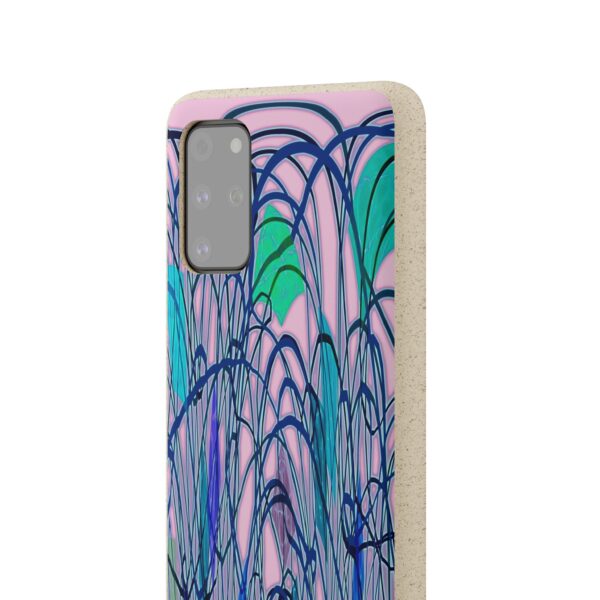 Curved Striped Pattern Biodegradable Cases For IPhone & Samsung  🌿 - Image 59