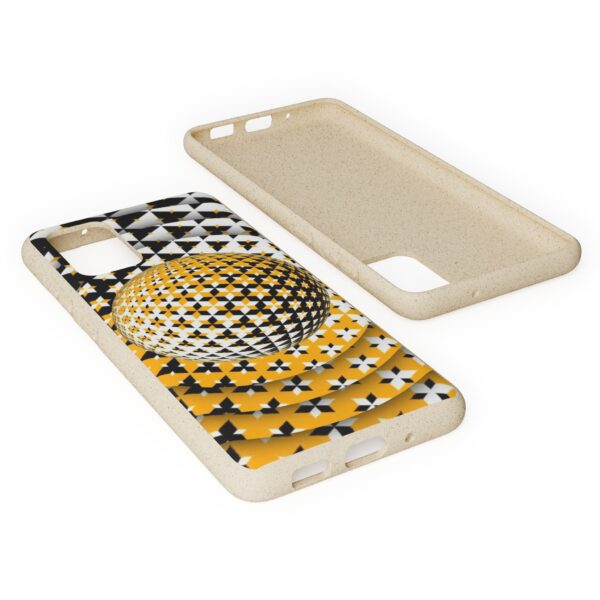 Yellow Gold Sphere Biodegradable Cases For iPhone and Samsung - Image 60