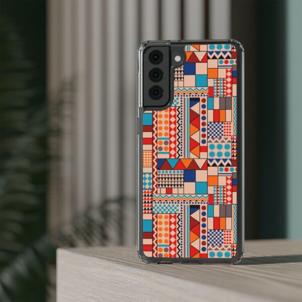 Patchwork Pattern Clear Cases For iPhone and Samsung - Image 18