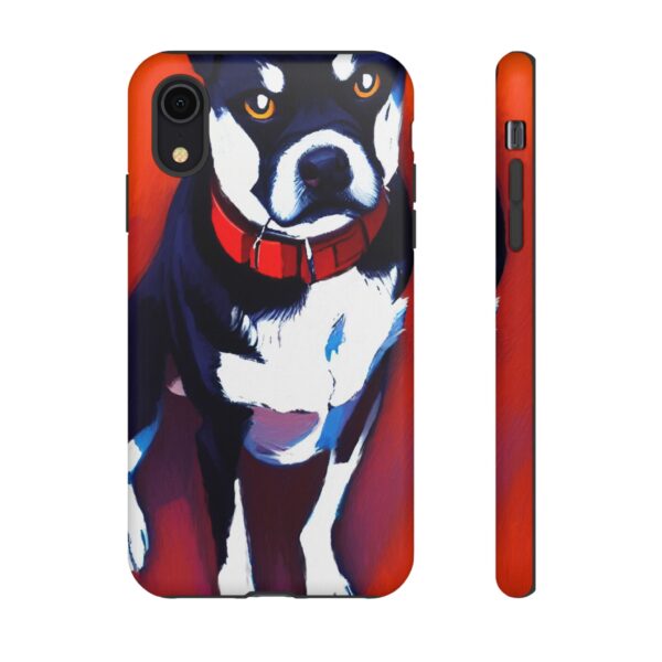 Rainbow Designs Dog Portrait On Tough Cases Custom Phone Cases For iPhone Google Pixel and Samsung Series. - Image 8