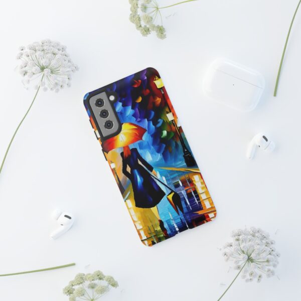 Rainbow Designs Woman With Umbrella On Tough Cases Custom Phone Case For iPhone and Samsung Series - Image 62