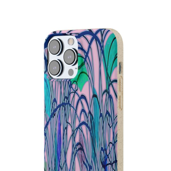 Curved Striped Pattern Biodegradable Cases For IPhone & Samsung  🌿 - Image 83