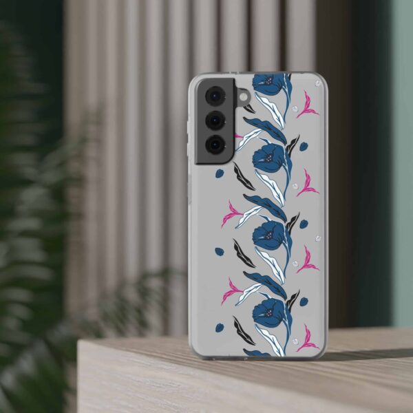 Rainbow Designs Blue Poppies On Flexi Cases Custom Phone Cases For iPhone and Samsung Series - Image 166