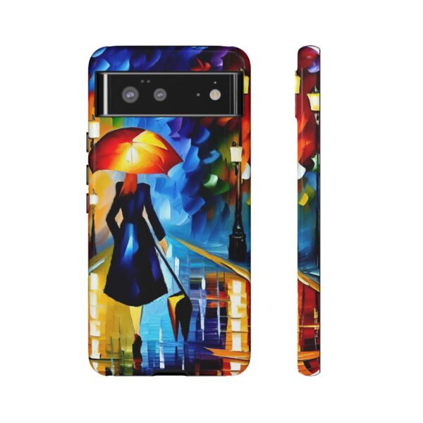 Rainbow Designs Woman With Umbrella On Tough Cases Custom Phone Case For iPhone and Samsung Series - Image 71