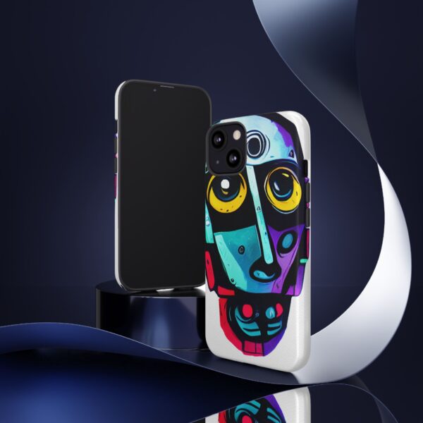 Rainbow Designs Robot On Tough Cases Custom Phone Cases For iPhone Google Pixel and Samsung Series - Image 40