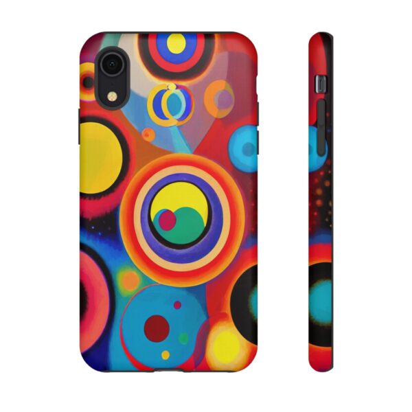 Rainbow Designs Circles in Circles On Tough Cases Custom Phone Cases For iPhone Google Pixel and Samsung Series - Image 8