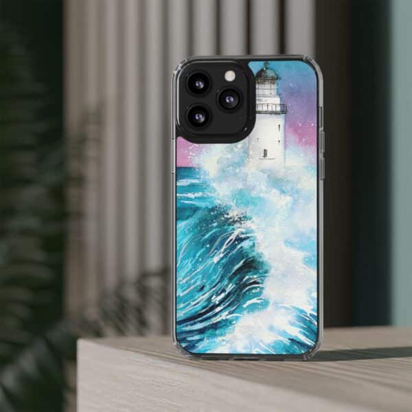 Crashing Waves Clear Case 🌊 for the enchanting iPhone 14! 📱✨ - Image 12