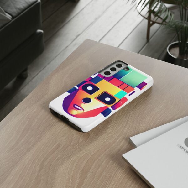 Rainbow Designs Robot On Tough Cases Custom Phone Cases For iPhone Google Pixel and Samsung Series - Image 90