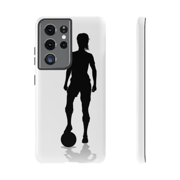 Silhouette Football Player Women Tough Cases Custom Phone Cases For iPhone Google Pixel and Samsung Series - Image 57