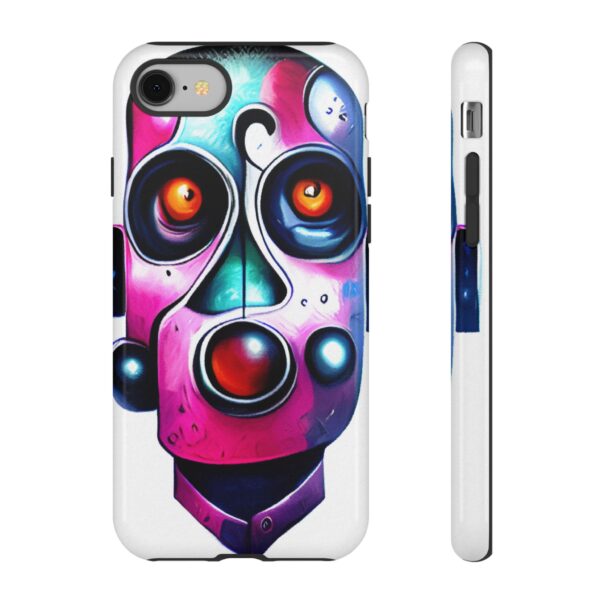 Rainbow Designs Robot On Tough Cases Custom Phone Cases For iPhone Google Pixel and Samsung Series