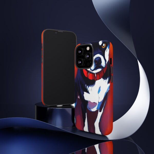 Rainbow Designs Dog Portrait On Tough Cases Custom Phone Cases For iPhone Google Pixel and Samsung Series. - Image 50