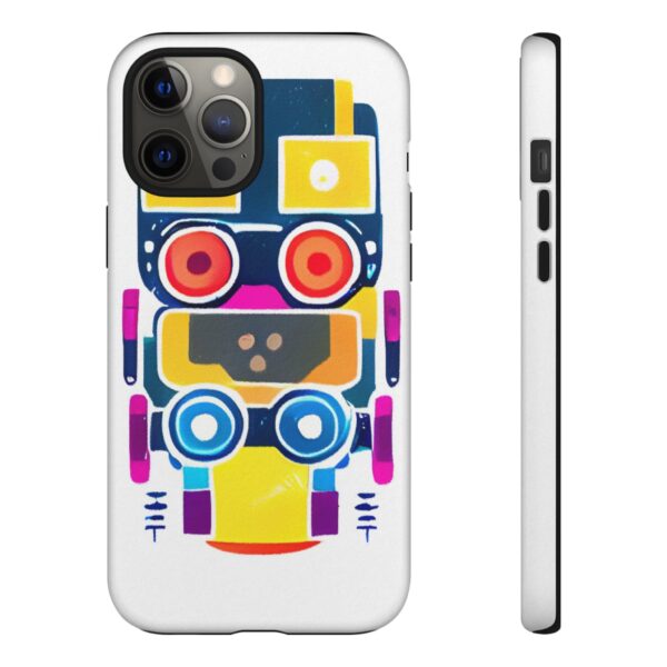 Rainbow Designs Robot On Tough Cases Custom Phone Cases For iPhone Google Pixel and Samsung Series - Image 38