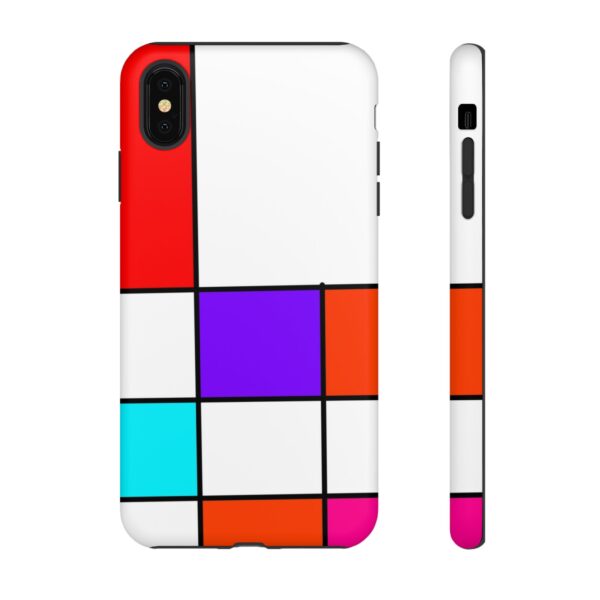 Rainbow Designs Mondrian Art On Tough Cases Custom Phone Cases For iPhone Google Pixel and Samsung Series - Image 12