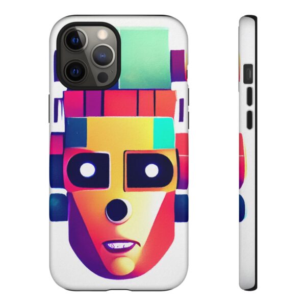 Rainbow Designs Robot On Tough Cases Custom Phone Cases For iPhone Google Pixel and Samsung Series - Image 38