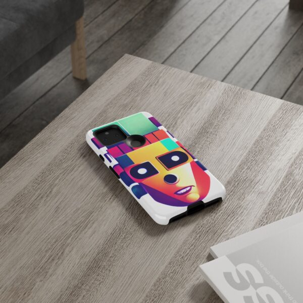 Rainbow Designs Robot On Tough Cases Custom Phone Cases For iPhone Google Pixel and Samsung Series - Image 68