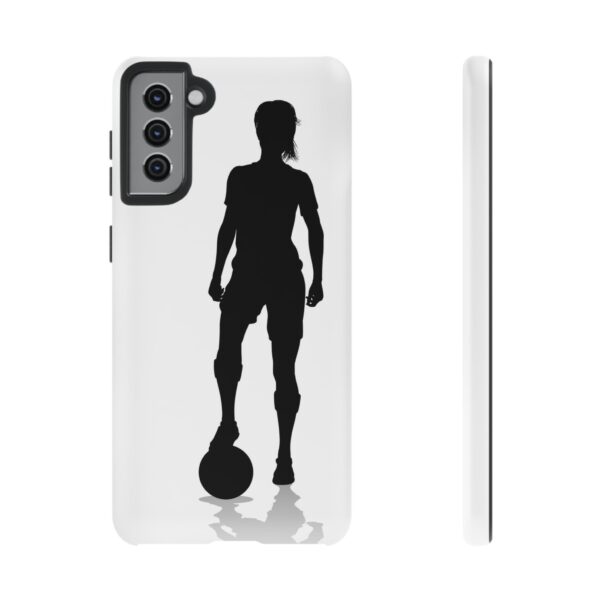 Silhouette Football Player Women Tough Cases Custom Phone Cases For iPhone Google Pixel and Samsung Series - Image 55