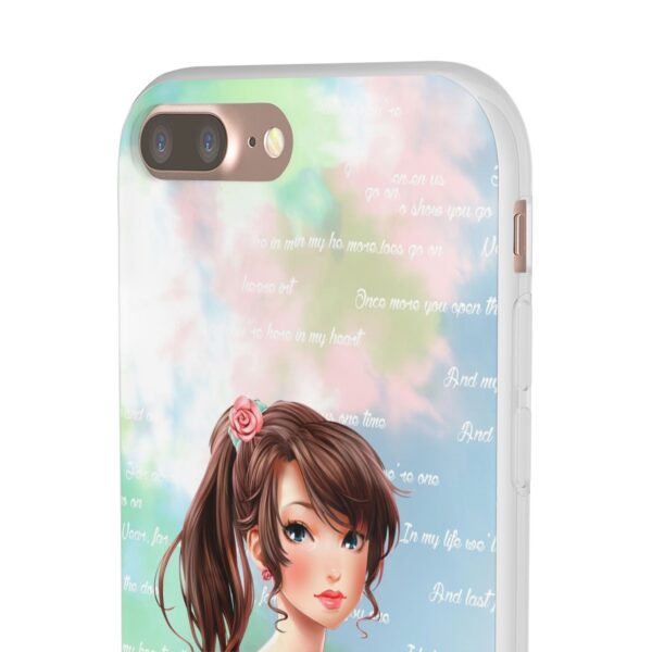 Girl With Flowers Flexi Cases for Samsung and iPhone - Image 84