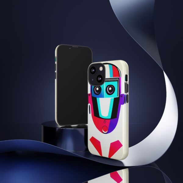 Rainbow Designs Robot On Tough Cases Custom Phone Cases For iPhone Google Pixel and Samsung Series - Image 44