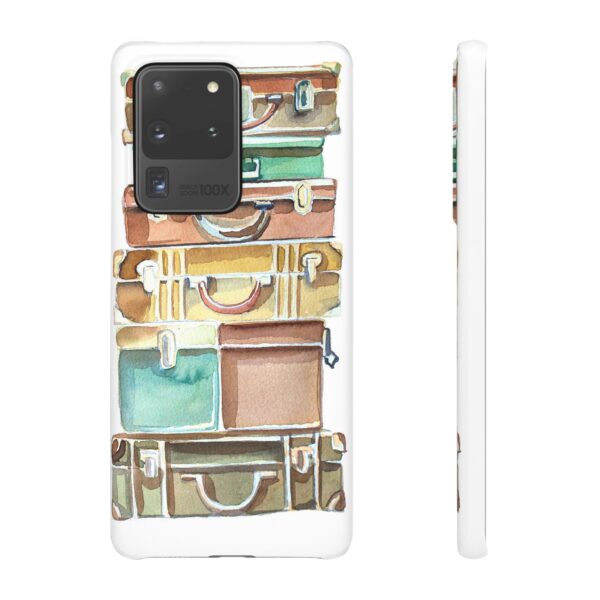 Suitcases stack Snap Cases Custom Phone Cases For Samsung Google Pixel and iPhone Lines - Image 63