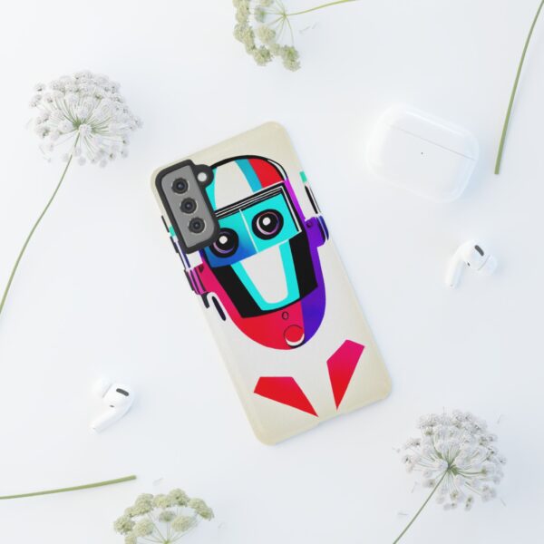 Rainbow Designs Robot On Tough Cases Custom Phone Cases For iPhone Google Pixel and Samsung Series - Image 60