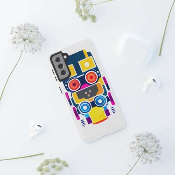 Rainbow Designs Robot On Tough Cases Custom Phone Cases For iPhone Google Pixel and Samsung Series - Image 60