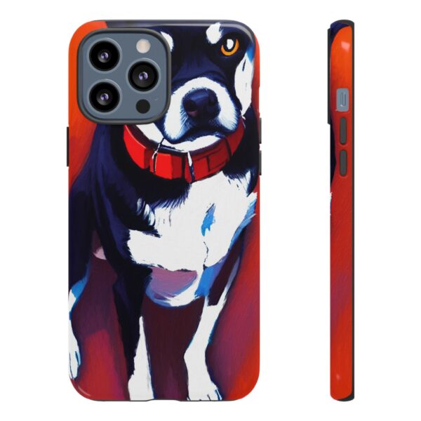 Rainbow Designs Dog Portrait On Tough Cases Custom Phone Cases For iPhone Google Pixel and Samsung Series. - Image 51