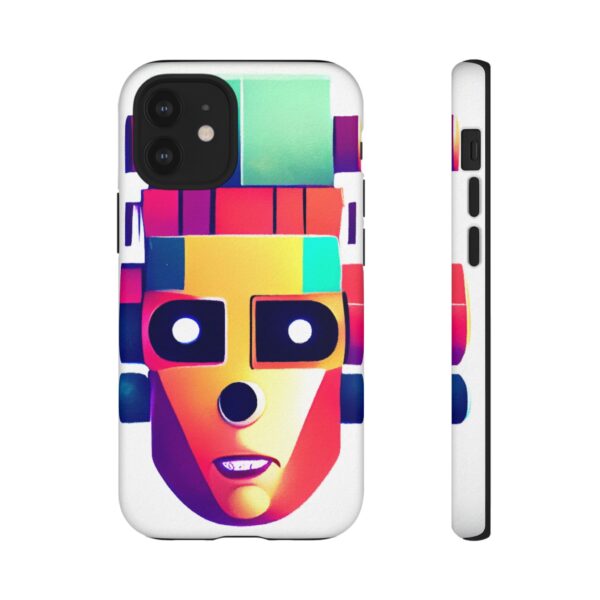 Rainbow Designs Robot On Tough Cases Custom Phone Cases For iPhone Google Pixel and Samsung Series - Image 32