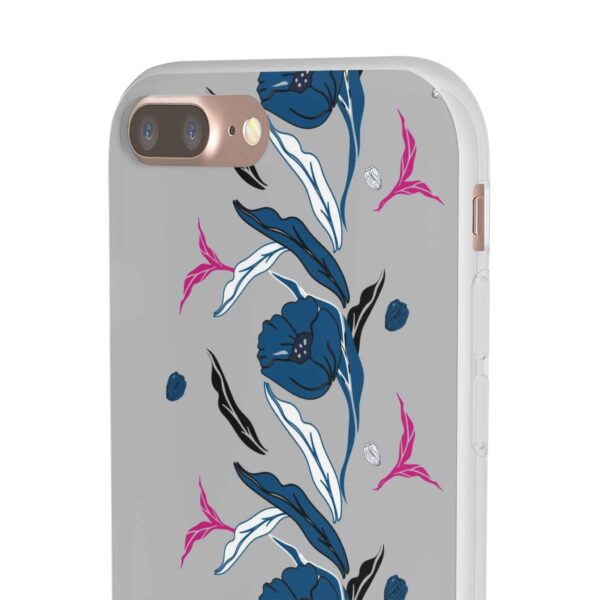 Rainbow Designs Blue Poppies On Flexi Cases Custom Phone Cases For iPhone and Samsung Series - Image 84