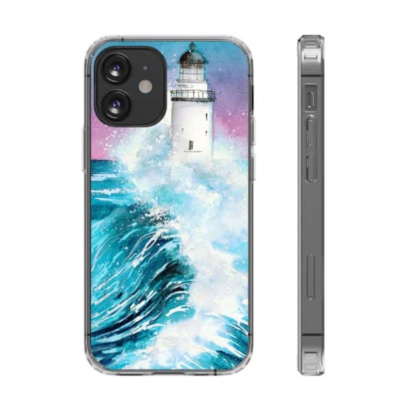 Crashing Waves Clear Case 🌊 for the enchanting iPhone 14! 📱✨ - Image 25