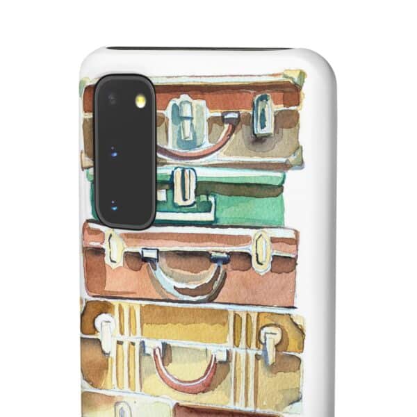 Suitcases stack Snap Cases Custom Phone Cases For Samsung Google Pixel and iPhone Lines - Image 60