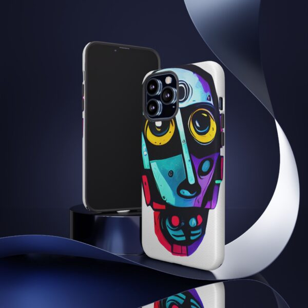 Rainbow Designs Robot On Tough Cases Custom Phone Cases For iPhone Google Pixel and Samsung Series - Image 54