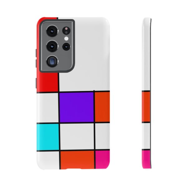 Rainbow Designs Mondrian Art On Tough Cases Custom Phone Cases For iPhone Google Pixel and Samsung Series - Image 63