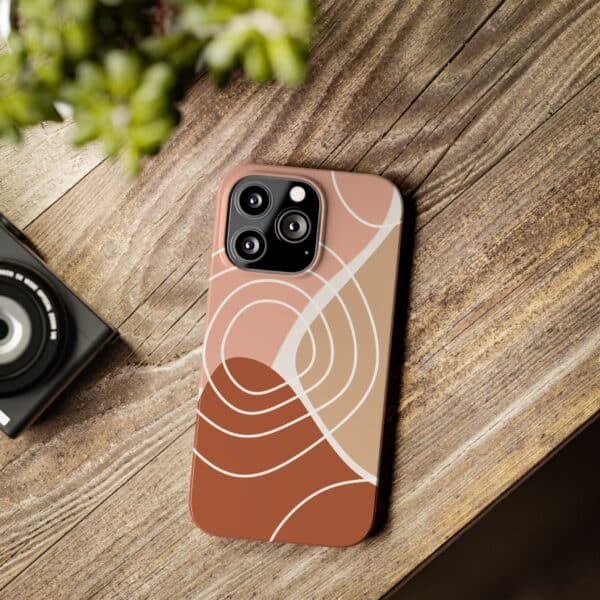 Abstract Color Block With White Circle Slim Phone Cases Case-Mate Custom Phone Cases For iPhone and Samsung Galaxy Models - Image 33