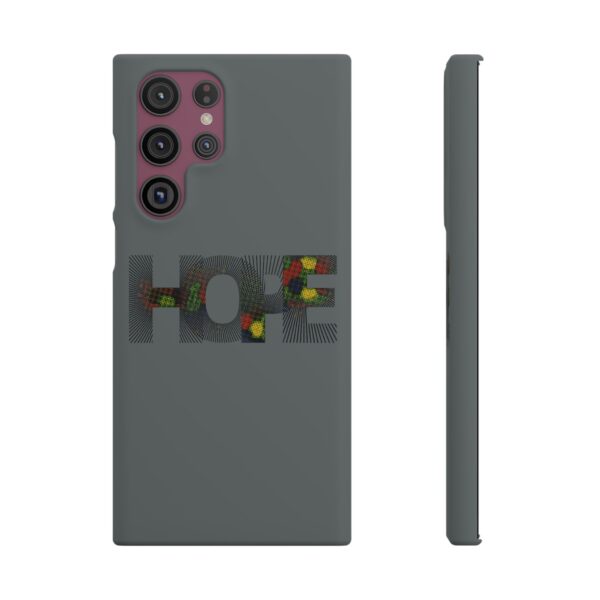 Rainbow Designs "HOPE" On Snap Cases For iPhone  and Samsung - Image 134