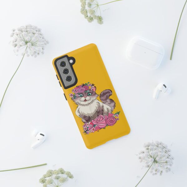 Rainbow Designs Cute Cat On Tough Cases Custom Phone Cases For iPhone Google Pixel and Samsung Series - Image 58